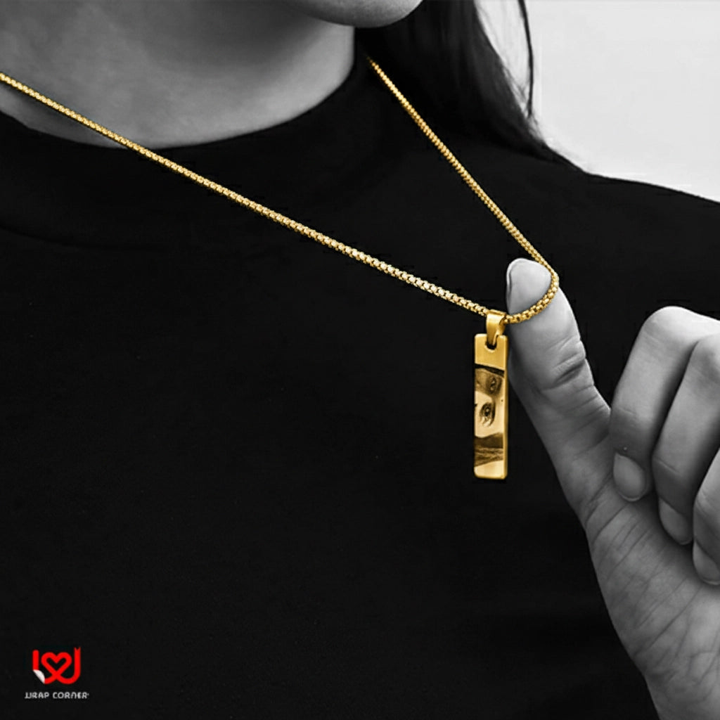 Personalized Eye Engraving Chain - Custom Eye Photo Necklace